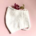 🌼夏用冷感 極うす🌼花柄刺しゅう 立体マスク ミモザ