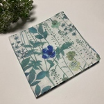 ✴︎送料無料✴︎25×25cm✴︎リバティガーゼハンカチ（イルマ ブルー）
