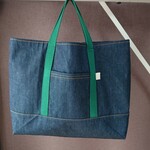 *chii1004様オーダー作品*ジーンズ風ステッチデニムレッスンバッグ