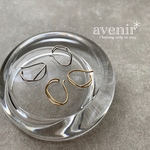 【157】cross earcuff  〜k16gp/本ロジウム〜