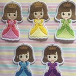【プリンセス】お名前ワッペン