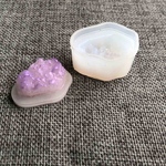 立体鉱石モールド 740#-4 レンジ　置物　オルゴナイト