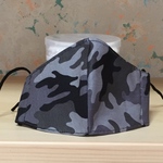 子供用立体布製マスク迷彩柄