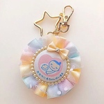 パステルレインボー*マタニティマークロゼット マタニティロゼット  キーホルダー