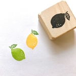 キリッとレモンはんこ(ミニ)＊ゴム板はんこ