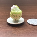 ミニチュアメロンかき氷