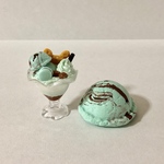 ミニチュアパフェ チョコミント マグネットセット