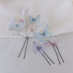 SALE 蝶々のヘアアクセ　mini A