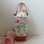 イルマ縮小柄＆超撥水ナイロン❛ダークオレンジ❜でペットボトルケース♪