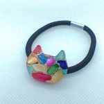 ヘアゴム  カラフル  猫