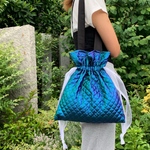 mermaid♡巾着トートバッグ