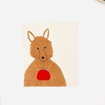 絵本シリーズ　ファブリックパネル  タルマの赤い財布　