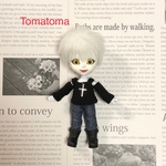 オビツ11服☆ブラックトップスセット