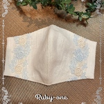 🔔再✨再販🔔人気✨大きさ選べる✨new✨麻100% リネン素材の良さが上品なマダムの夏マスク