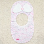 お名前刺繍が可能！！人気NO.1♪天使の羽リボン柄スタイ♪