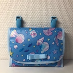再販♡ラミネート移動ポケット♡メルヘンシェル♡ブルー