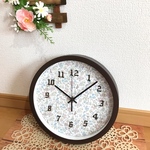 リバティ メドウテイルズ パステルカラー ナチュラル花柄 壁掛け時計