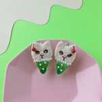 Cream soda・cat/イヤリング 