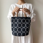 丸底バッグ *⚮* tambourine navy *⚮*