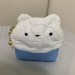 しろくまさんのミニポーチ