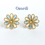 ＊再販＊Fire works 〜夏の海辺〜 ノンホールピアス・ピアス