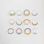 波打ち際の宝物 ビーズリング【2つで￥400】