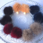 秋冬♡ふわふわファーキャッチピアス