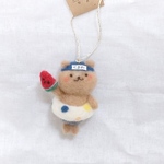 羊毛☆くまおの夏オーナメント