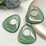【4個】アクリル　ドロップ　パーツ