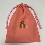大人気！かわいいクマの刺繍入り給食袋☆クマ304.