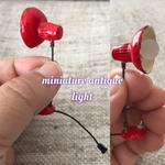 （再販）アンティーク風ミニチュア卓上ライト