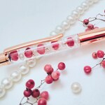 【送料無料】ドットがかわいい♡ハーバリウムボールペン