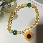 元気いっぱい☆向日葵ブレスレット