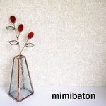 【再販】　mimibaton ＊ステンドグラスフラワー＊