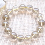 一点モノ💵 Fertility💵豊穣の石　透明度高く繊細なタイプ✨ルチルクォーツ　13㎜パワーストーンブレスレット　★送料無料★
