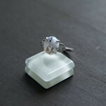 デンドライトオパール　トリプルリーフCZリング　SILVER925