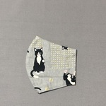 【y様オーダー品】ume＊mew ひんやり立体マスク（大きなハチワレ）