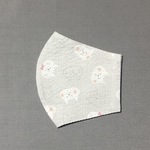 【ｐ様オーダー品】ume＊mew 涼感・立体マスク・大きめ（白猫）