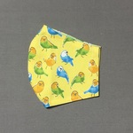 【ｃ様オーダー品】ume＊mew ひんやり立体マスク・大きめ（セキセイインコ）