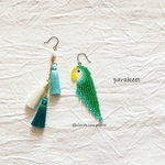 インコアシンメトリーピアス イヤリング