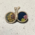 【6月発売分】ミナペルホネン ちょうちょのブローチ60
