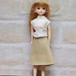 【期間限定お試し価格‼︎送無】リカちゃん　服　スカート　ハンドメイド
