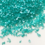 20ｇ＜孔雀青＞不透明・クラッシュカレット・ガラスカレット・ガラスの粒々／型番63（20ｇ）