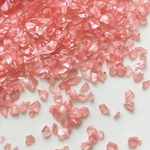 20ｇ＜サンゴ色＞不透明・クラッシュカレット・ガラスカレット・ガラスの粒々／型番64（20ｇ）