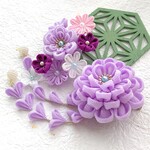 ≪つまみ細工≫牡丹 髪飾り 七五三 成人式 結婚式