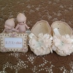 あったかわいいお花付き乙女なルームシューズ【再再販】
