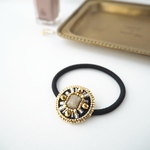 bijou hair accessory < black × beige >