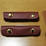 本革持ち手カバー  レッドブラウン＆マルチホルダー 