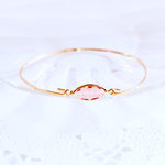 "pink"  ピンク華奢バングル 