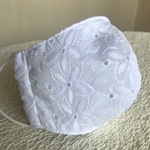 ［再販］コットンレース接触冷感立体マスク